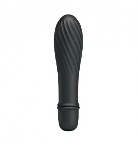 PRETTY LOVE - Screw Thread Vibrator Stick (Battery - Black)
